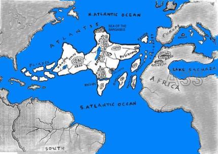 Χάρτης της Ατλαντίδας του ΒασΠάσχου